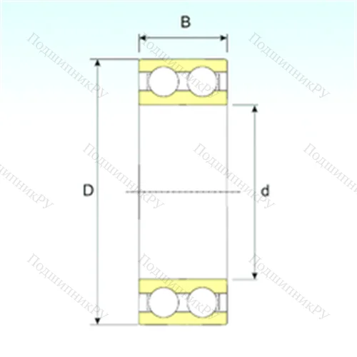 Подшипник шариковый радиальный 4301 ATN 9