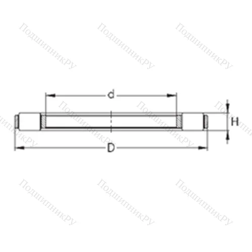 Подшипник роликовый упорный K 81140-MB