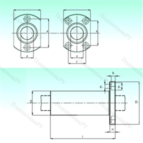 Подшипник шариковый линейный KBHL 06-PP