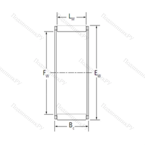 Подшипник игольчатый радиальный K 16X 21X 10BE