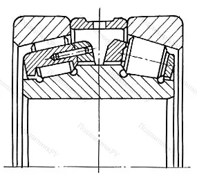 Модификация подшипника 6-40471/500М размер 500x720x217