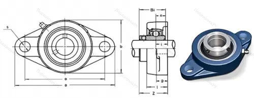 Подшипниковый узел UCFL 202 в Новокузнецке