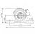 Подшипниковый узел SSUCP 208 - Вал: 40 мм