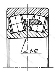 Модификация подшипника 113728 размер 140x240x80 ГОСТ 520-89