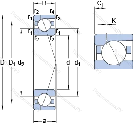 Подшипник 71934 ACD/P 4AH 1 в Новокузнецке