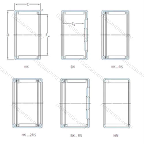 Подшипник игольчатый радиальный BK 1816 от производителя  SKF