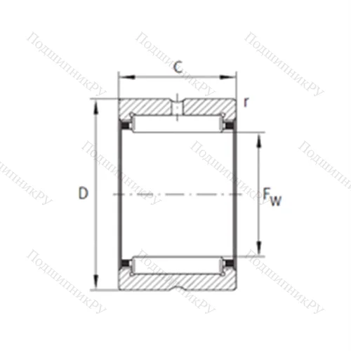 Подшипник игольчатый радиальный RNA 49/32-XL