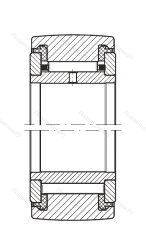 Игольчатый подшипник NATR 15 PP A от производителя  INA