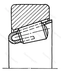 Модификация подшипника 977908К размер 40,62x66x13,5