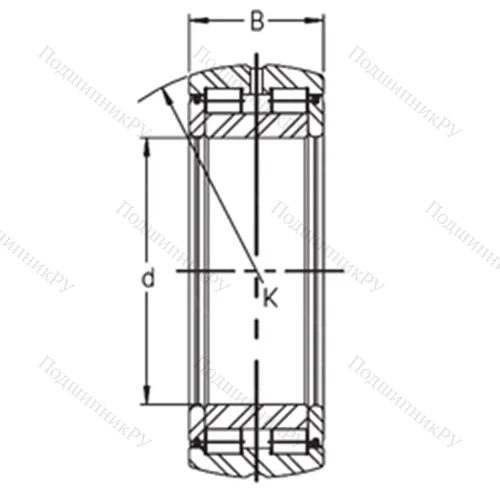 Подшипник роликовый радиальный