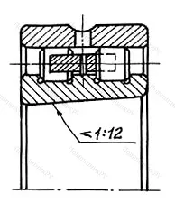Модификация подшипника 21821/560 размер 560x820x150