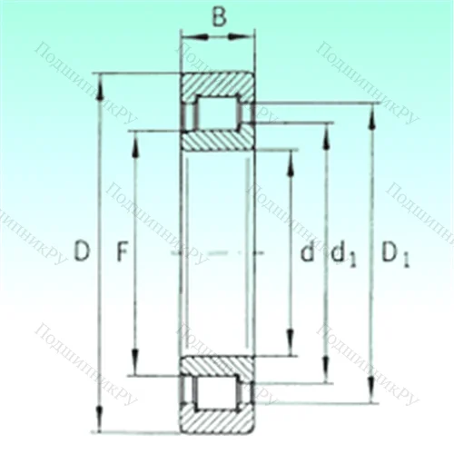 Подшипник роликовый радиальный SL 192313