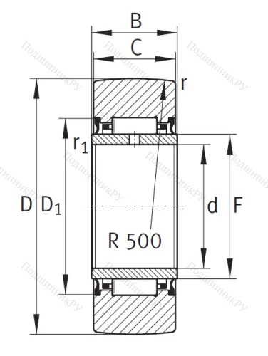 Подшипник NA 2204 2RSR