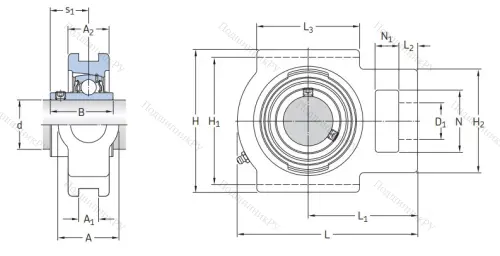 Подшипниковый узел TUJ 40 TF в Новокузнецке