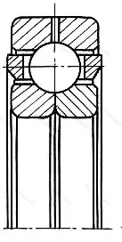 Модификация подшипника 126207Р размер 35x72x17