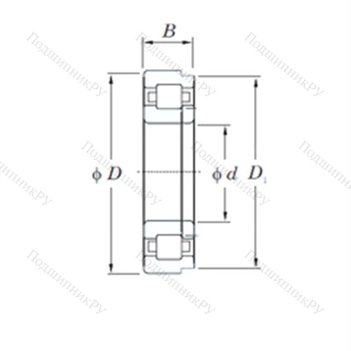 Подшипник роликовый радиальный