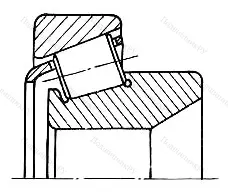Модификация подшипника 6-137205А размер 25x52x16,25 ГПЗ-1