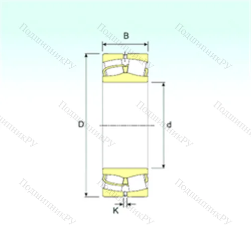 Подшипник роликовый радиальный самоцентрирующийся 241/500