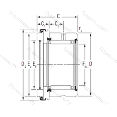 Подшипник комбинированный RAX 520