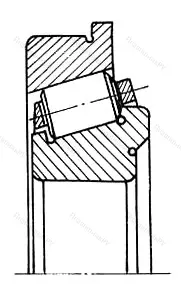 Подшипник  677/1000 