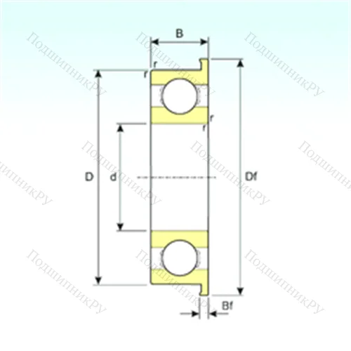 Подшипник шариковый радиальный FM 41X