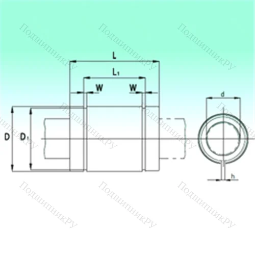 Подшипник шариковый линейный KBS 3068-PP
