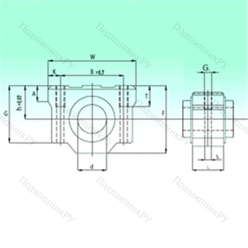 Подшипник шариковый линейный SCV 35-UU AS