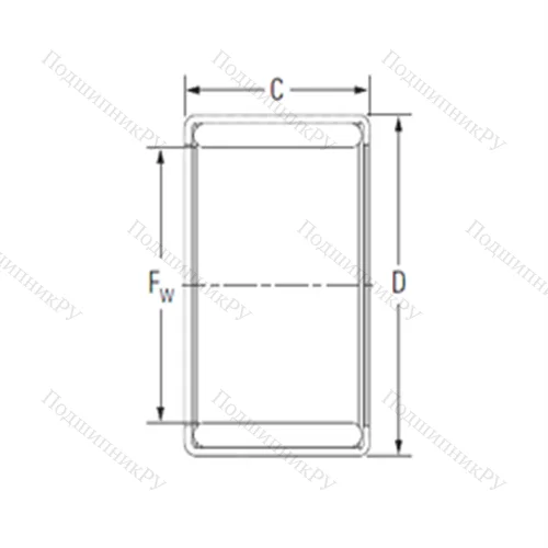 Подшипник игольчатый радиальный 30YM 3726