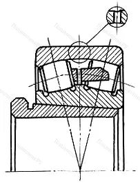 Модификация подшипника 30731/570НХ размер 570x870x200
