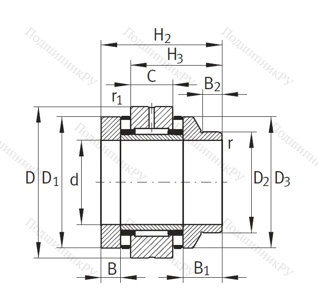 Комбинированный подшипник ZARN 3570 L TV A