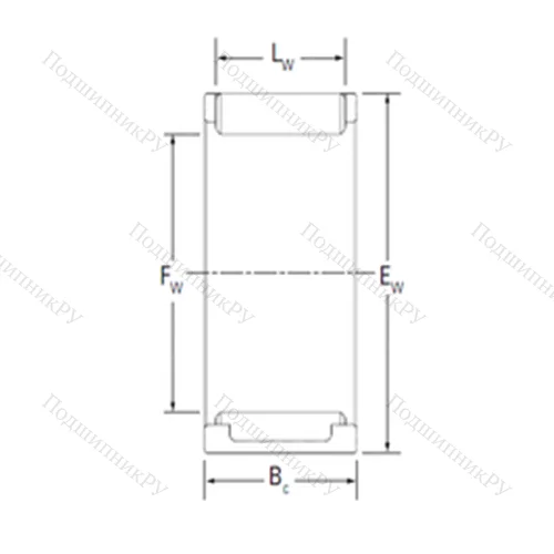 Подшипник игольчатый радиальный BE 354522ASYB 1