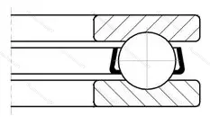Подшипник 51268M/P 6 размер 340x460x96