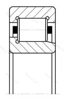 Подшипник  NJ 213 (42213) размер 65x120x23