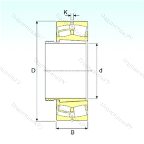 Подшипник роликовый радиальный самоцентрирующийся 240/670 EK 30W 33+AOH 240/670