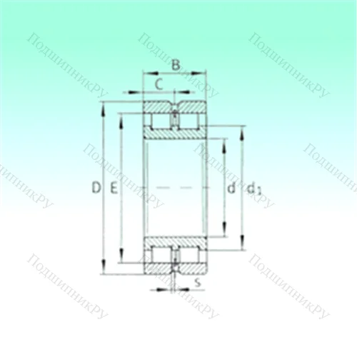 Подшипник роликовый радиальный SL 024912