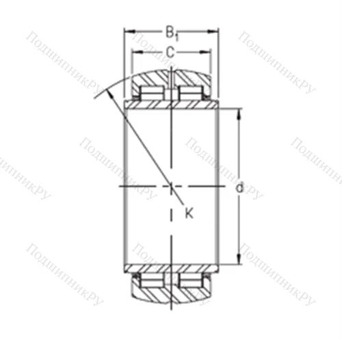 Подшипник роликовый радиальный