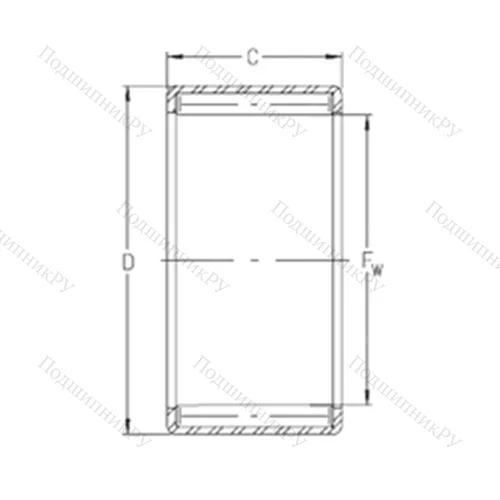 Подшипник игольчатый радиальный SN 78