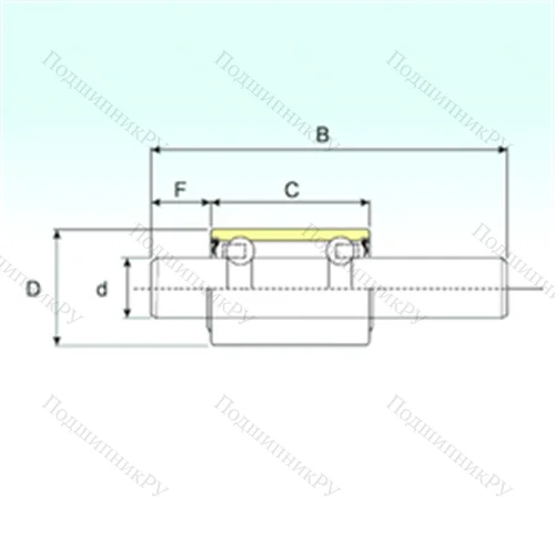 Подшипник шариковый радиальный WB 1630112K