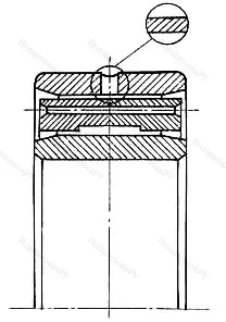 Модификация подшипника 32048/850 размер 850x1030x136