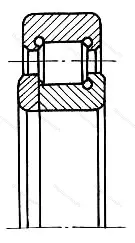 Модификация подшипника 6-592708М 