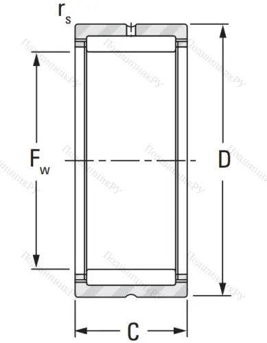 Игольчатый подшипник NK 45/20 A от производителя  KOYO