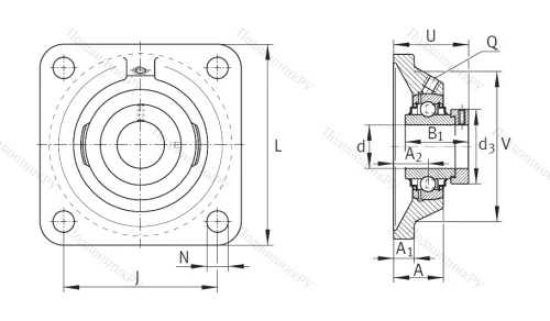 Подшипниковый узел  RCJ 65-214 в Новокузнецке