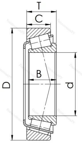 Конический роликовый подшипник 7515 (32215) в Новокузнецке