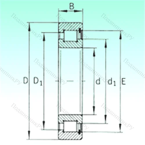 Подшипник роликовый радиальный SL 183005