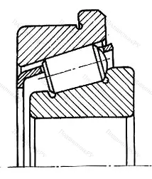 Подшипник  67515 (32215R) размер 75x130x33,25