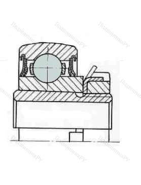Шариковый однорядный подшипник 1680204 в Новокузнецке