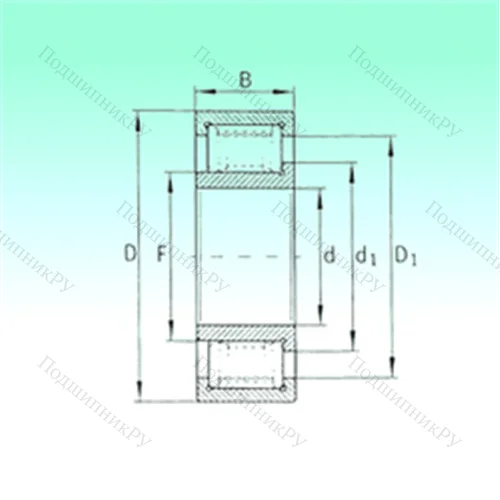 Подшипник роликовый радиальный ZSL 192316