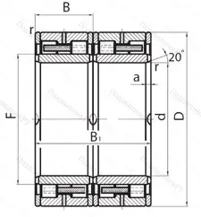 Подшипник  4627/630 