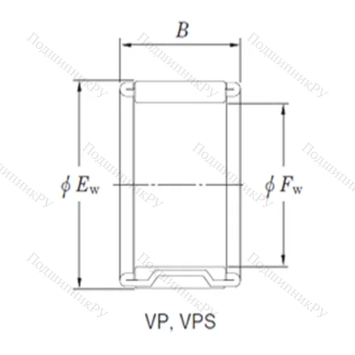 Подшипник игольчатый радиальный