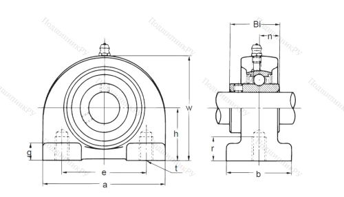 Подшипниковый узел UCPA 207 в Новокузнецке